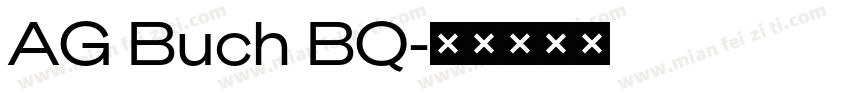 AG Buch BQ字体转换